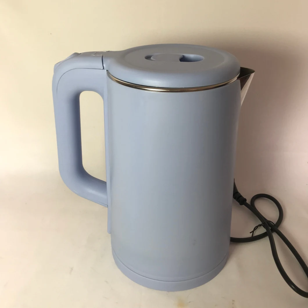 Cordless Electric Kettle Stainless Steel Kettle Double Wall Kettle Water 1.8L Plastic Kettle Tea Kettle