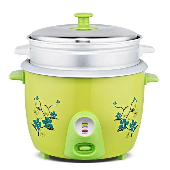 Automatic Keep Warm Aluminum Inner Pot Electronic Cooker with Flower Drum Rice Cooker